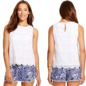 White lace top - Lilly Pulitzer for Target